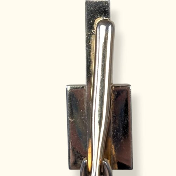 (2/$20) Vintage Shell Accent Tie Clip - Picture 5 of 6